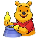 👍 emoji Winnie the Pooh Telegram sticker 3 of 35