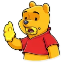😨 emoji Winnie the Pooh Telegram sticker 4 of 35