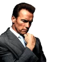 🤔 emoji Арнольд Telegram sticker 15 of 48