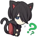 Sticker from BLACK KITTEN :: @line_stickers