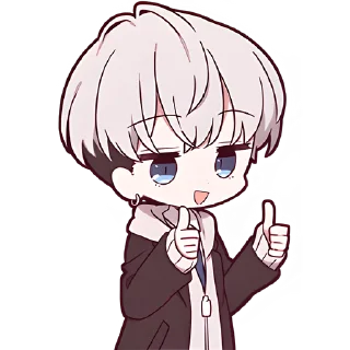 👍 emoji Грибной-кун @Nyasticks Telegram sticker 16 of 41