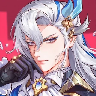 🌟 emoji ꧁༺Neuvillette ༻꧂ Telegram sticker 18 of 45