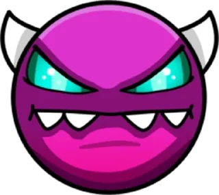 👿 emoji Geometry dash Telegram sticker 7 of 11