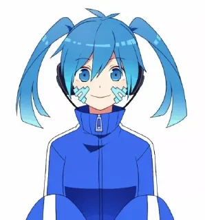 🙂 emoji Ene by @anime_sticker Telegram sticker 8 of 10