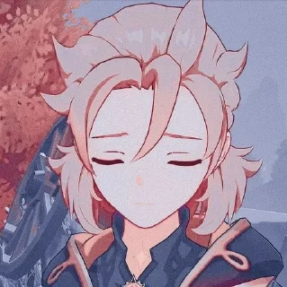 🕯 emoji Альбедо • @Genshin_stikk Telegram sticker 14 of 21