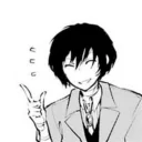 😌 emoji Dazai-san everyday Telegram sticker 16 of 32