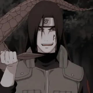 😏 emoji 🐍Orochimaru-san🐍 Telegram sticker 19 of 30
