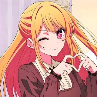 😉 emoji Руби @anime_sticks Telegram sticker 5 of 20