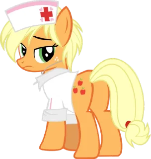 Sticker from Applejack | @MyLittlePony_bots