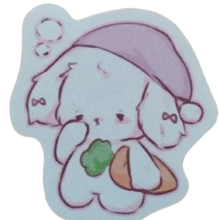😪 emoji bunny | @newlife2022z Telegram sticker 19 of 25