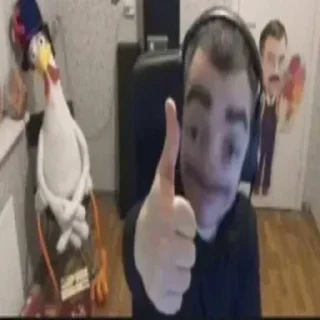 👍 emoji БЛЯТЬ ХУЙ РОТ Telegram sticker 17 of 86
