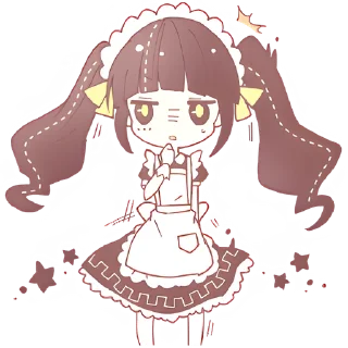Sticker from Милые монстры @Nyasticks