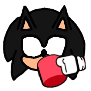 😄 emoji Dark sonic by luduschuk Telegram sticker 6 of 11