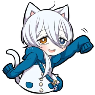 👋 emoji Белый котёнок ч.2 @nyasticks Telegram sticker 6 of 41