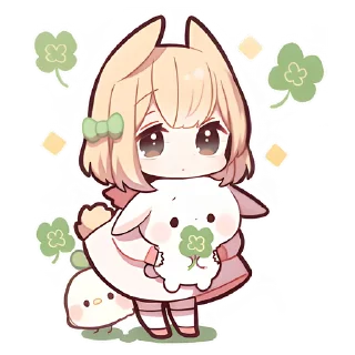 🤨 emoji Сладкий и белый зайчик @nyasticks Telegram sticker 17 of 41