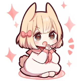 😍 emoji Сладкий и белый зайчик @nyasticks Telegram sticker 5 of 41