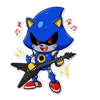 🌀 emoji Метал Соник💫 Telegram sticker 21 of 25