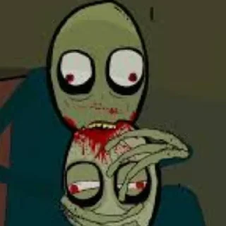 😋 emoji Salad Fingers Telegram sticker 13 of 45