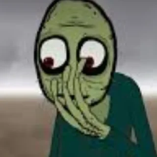 🫢 emoji Salad Fingers Telegram sticker 6 of 45