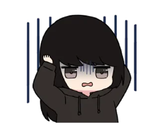 😨 emoji Парочка @nyasticks Telegram sticker 9 of 26