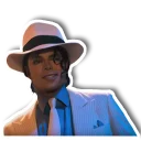😉 emoji Michael Jackson Telegram sticker 15 of 61