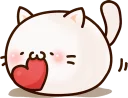 Sticker from Sticker of a round and pretty cat :: @line_stickers