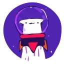 Sticker from Animated Cat @IMG2D