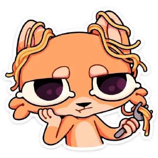 🍜 emoji Джек Telegram sticker 16 of 48