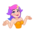 🤷‍♀️ emoji Rainbow Girl Telegram sticker 15 of 25