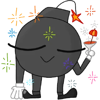 🎆 emoji Бабах Алахакбарович Telegram sticker 18 of 21