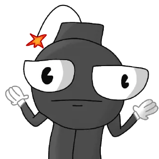 🤷‍♂ emoji Бабах Алахакбарович Telegram sticker 5 of 21