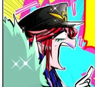 😨 emoji Nanba silly Telegram sticker 14 of 67