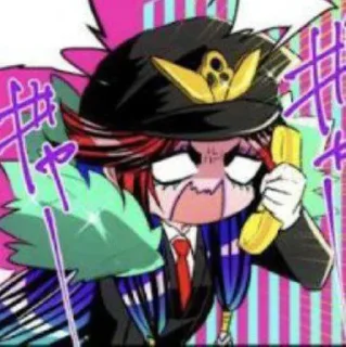😰 emoji Nanba silly Telegram sticker 18 of 67