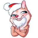😏 emoji Christmas Dog Telegram sticker 16 of 35
