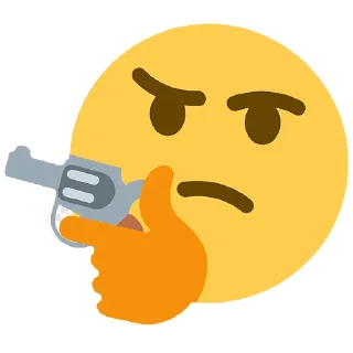 🤔 emoji 🤔 Telegram sticker 5 of 40