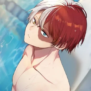 😄 emoji Тодороки Шото Telegram sticker 18 of 23