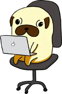 Sticker from Мопс Геннадий