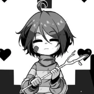 😑 emoji Core!Frisk Telegram sticker 19 of 64