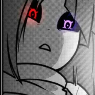 😶 emoji X Frisk Telegram sticker 21 of 92