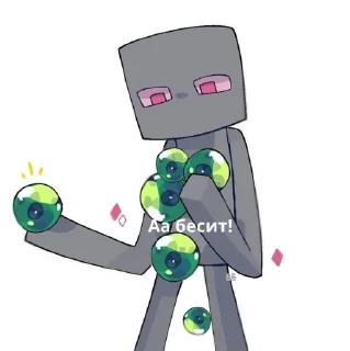 ♠ emoji Эндермен https://t.me/Minecraftwallpapersuhhuh Telegram sticker 7 of 17