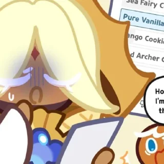 😨 emoji Pure Vanilla cookie Telegram sticker 11 of 30