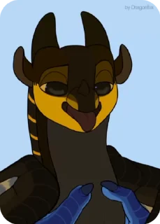 🌟 emoji My wings of fire♡ @Mei_Xiaoshe Telegram sticker 13 of 50