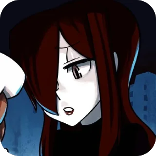 🫥 emoji parasoul. Telegram sticker 11 of 23