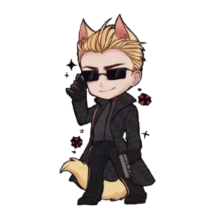 😎 emoji 𝑹𝒆𝒔𝒊𝒅𝒆𝒏𝒕 𝑬𝒗𝒊𝒍 @stikirstipo Telegram sticker 11 of 30