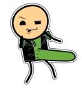 😏 emoji Misha Telegram sticker 13 of 20