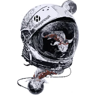 🐟 emoji @ph_nnv Космонавт Telegram sticker 11 of 15