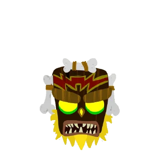 👺 emoji Crash Bandicoot @stickerstgrm Telegram sticker 23 of 25