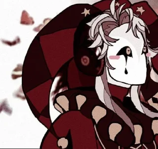 😳 emoji ꕮ៹ pierrot 🎐 @hekanai Telegram sticker 19 of 45