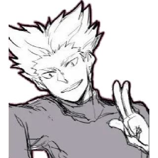 🥰 emoji Garou @stickers_teleg_telegramstickeri Telegram sticker 17 of 44