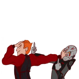 👆 emoji Пездные войны Telegram sticker 14 of 22